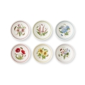 Ensemble de 6 assiettes creuses 22 cm en porcelaine Portmeirion Botanic Garden Meadow Promotion