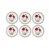 Set van 6 platte borden 26,7 cm in porselein Portmeirion Botanic Garden Aanbieding