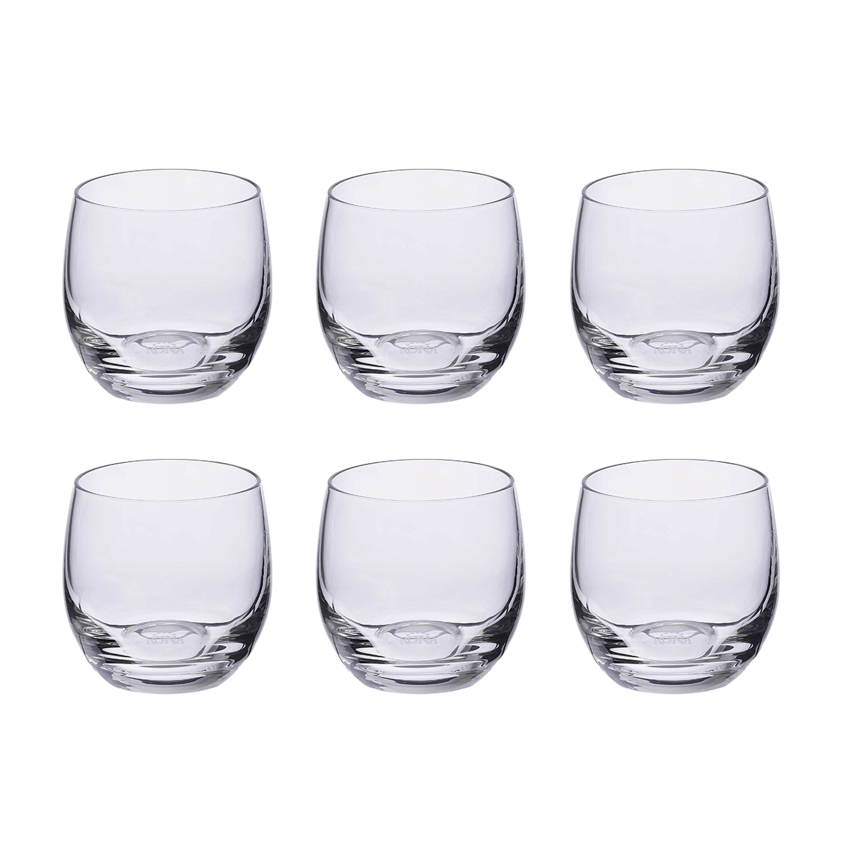 Set van 6 bolvormige glazen likeurglaasjes keuken bar restaurant Mexico Aanbieding