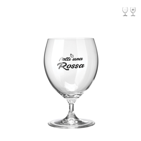 Set de 2 verres à bière restaurant cuisine 600 ml Fatti Una Rossa Promotion
