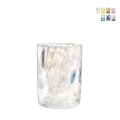 Ensemble de 6 verres à eau en verre coloré cuisine restaurant 10 cm Murrine Promotion
