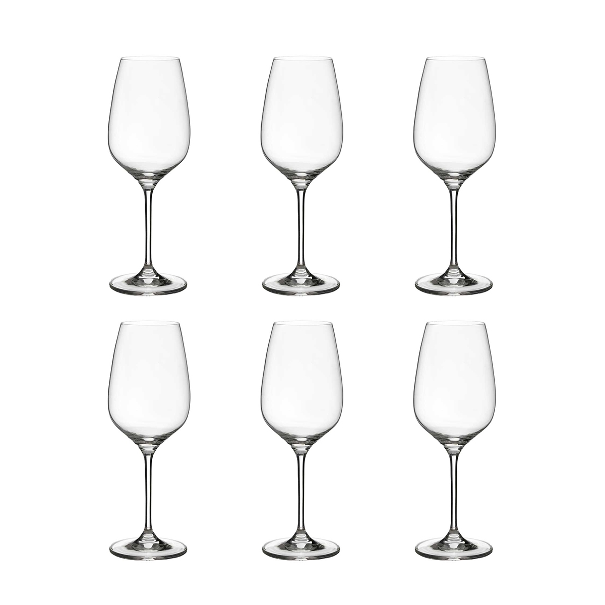 Ensemble de 6 verres à vin rouge de table 22,5 cm design goutte cuisine Sinfonia Promotion
