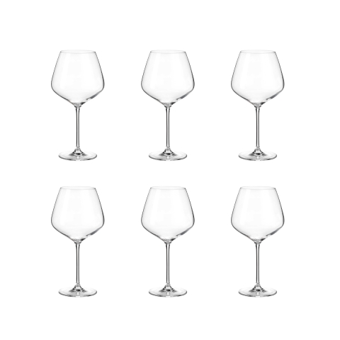 Set de 6 verres à vin restaurant bar cuisine design goutte 950ml Sinfonia Promotion