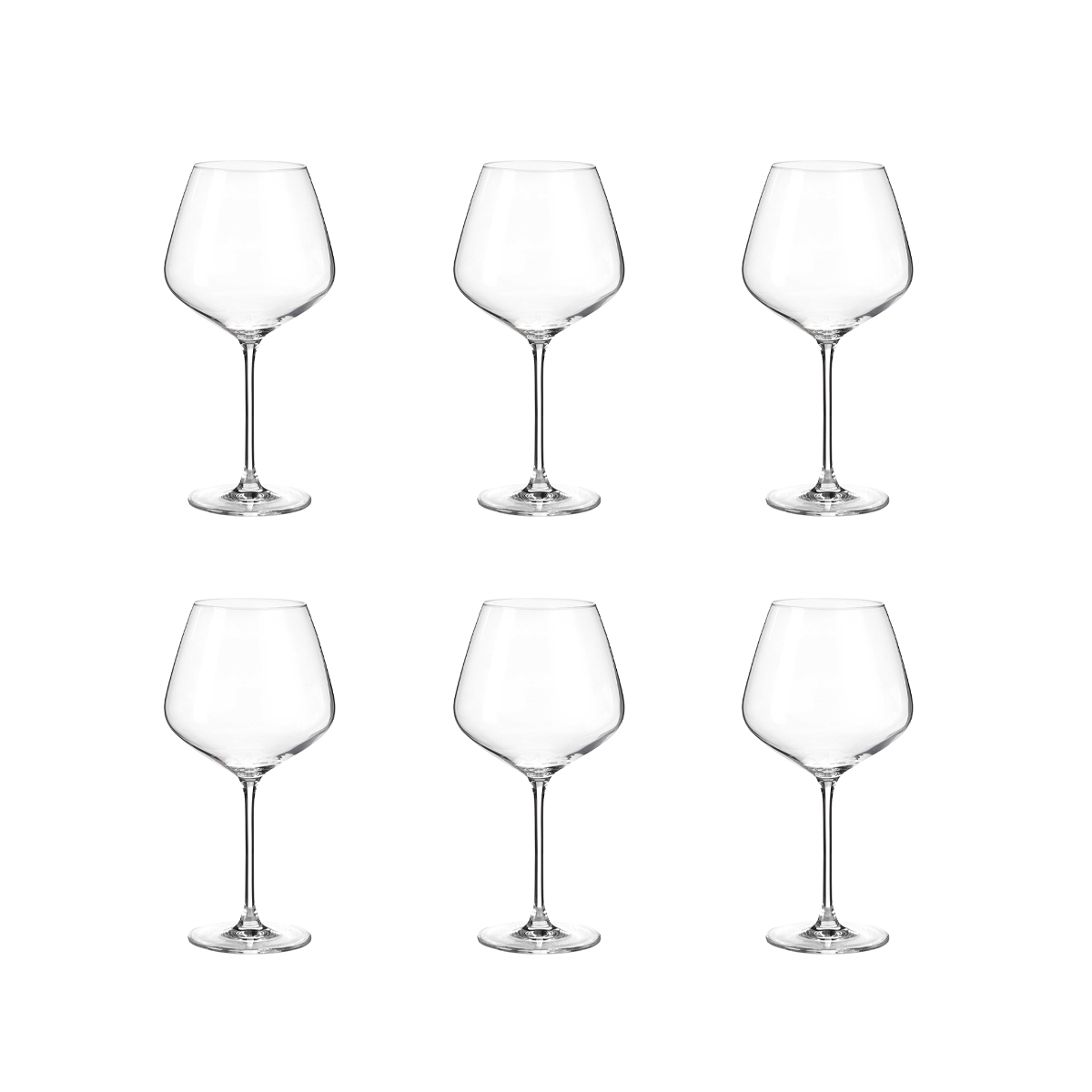 Ensemble de 6 verres à vin Bourgogne design goutte 950 ml Sinfonia pour restaurant et bar Promotion