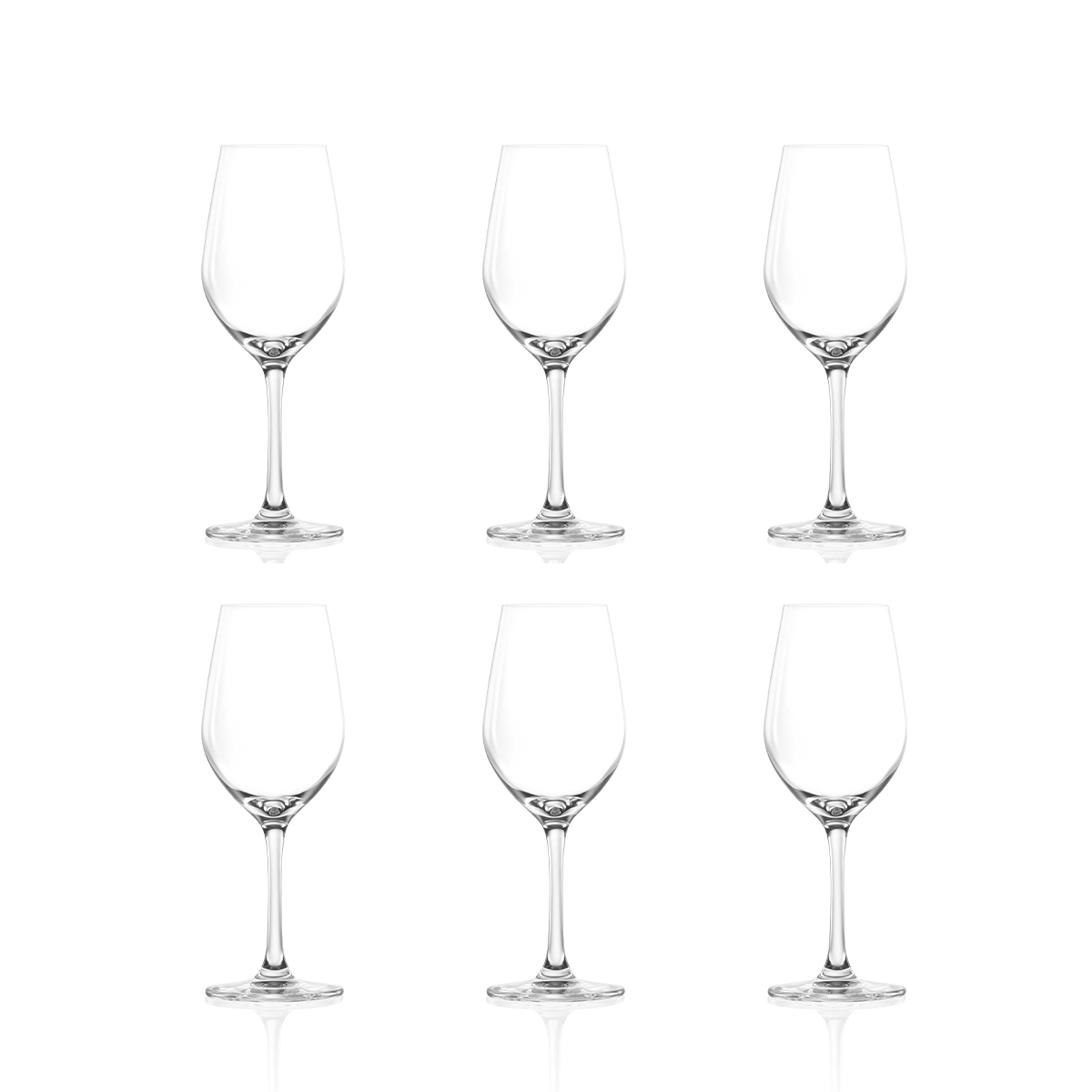 Ensemble de 6 verres à vin 260 ml en verre cristallin Tokyo Temptation Promotion