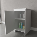 Negrari FB9006K multifunctionele wasruimte badkamermeubel in PVC 45x50 met deurtje Kortingen