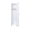 Witte PVC badkamer- en wasruimtekolomkast met deur D8FC9006K Negrari Kortingen