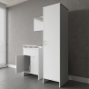 Ensemble meuble de buanderie avec miroir et colonne Negrari COMP 8 Vente