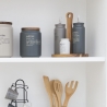 Set condiment bois 5 pièces avec huilier en grès Victionary B Vente