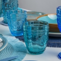 Ensemble de 6 verres à eau 265ml en verre décor arabesque Syrah Ocean Offre