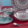 Service de vaisselle 18 pièces en porcelaine 6 personnes Maya Catalogue