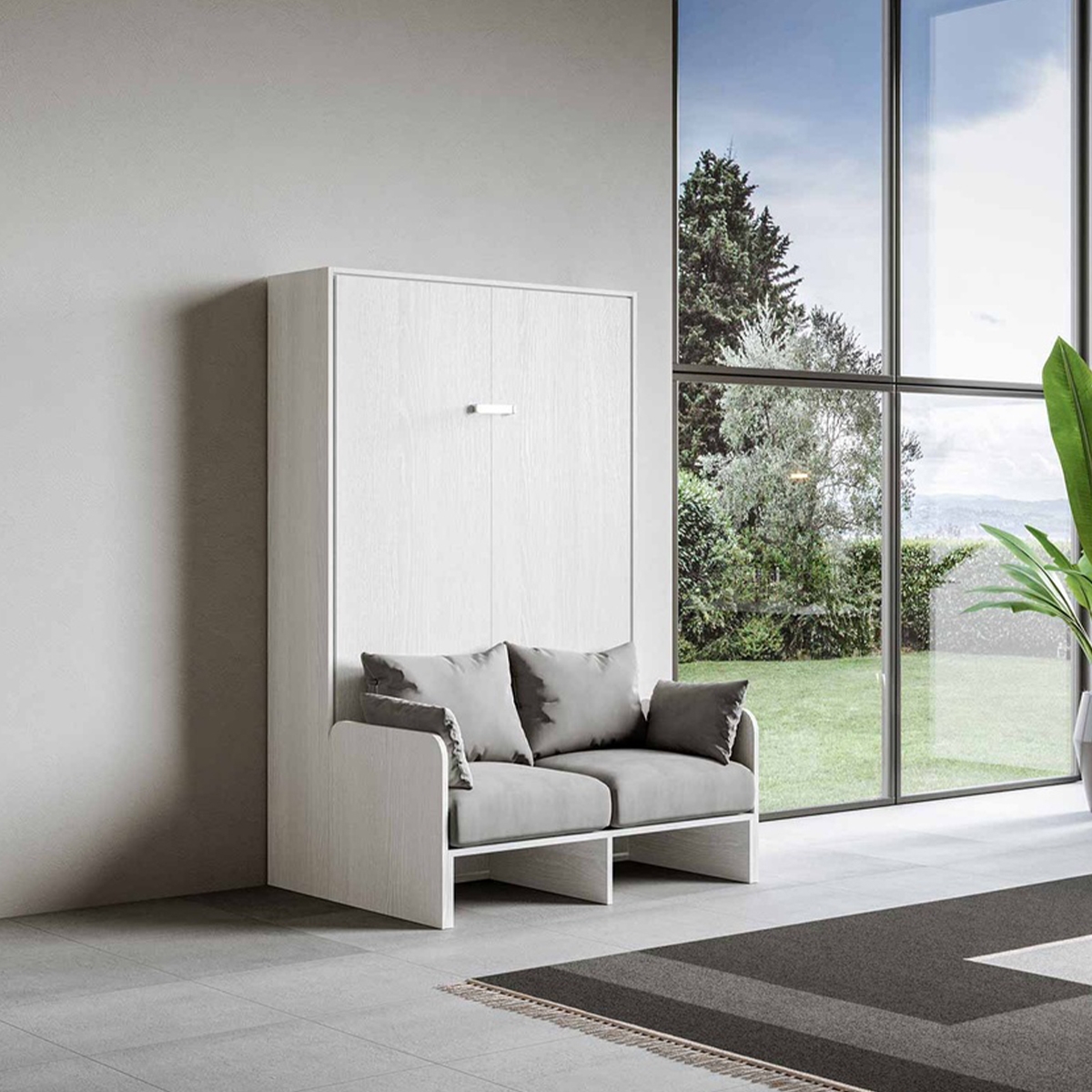 Lit escamotable une place et demie 120x190cm avec canapé Sofà Kentaro Promotion Lit escamotable une place et demie 120x190cm avec canapé Sofà Kentaro Promotion