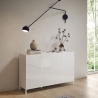 Dressoir 3 deuren minimalistisch woonkamer eetkamer hal 130x40x84 Solaria Verkoop