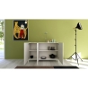 Dressoir 3 deuren minimalistisch woonkamer eetkamer hal 130x40x84 Solaria Voorraad