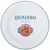 Set van 6 platte borden in keramiek met diverse decoraties Le Travisate Kortingen