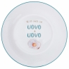 Set van 6 platte borden in keramiek met diverse decoraties Le Travisate Voorraad