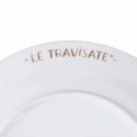 Set van 6 platte borden in keramiek met diverse decoraties Le Travisate Keuze