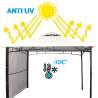 Toile de remplacement de tonnelle 3.3 x 3.3 Antigua protection anti-UV Offre