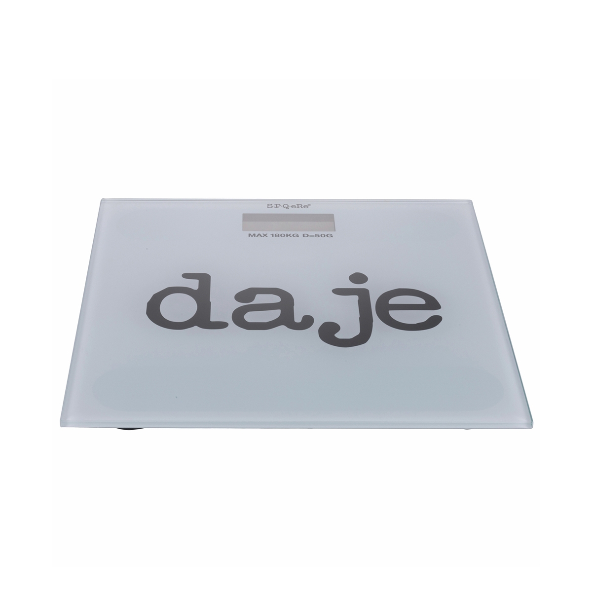 Pèse-personne numérique en verre trempé 180 kg SPQeRe Daje Promotion