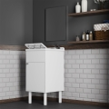 Ensemble meuble de salle de bain avec lavabo, porte et miroir 60x45cm Negrari COMP 3 Promotion