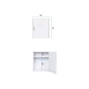 Ensemble de buanderie mobile avec meuble suspendu et colonne Negrari COMP 5 Remises