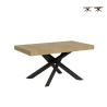 Uitschuifbare tafel met kruispoten modern design 90×160-264 Volantis Aanbod