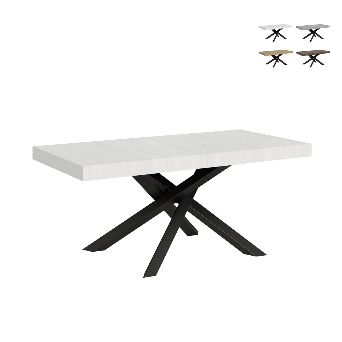Table extensible 12 personnes design moderne 90×180-284 Volantis Promotion Table extensible 12 personnes design moderne 90×180-284 Volantis Promotion