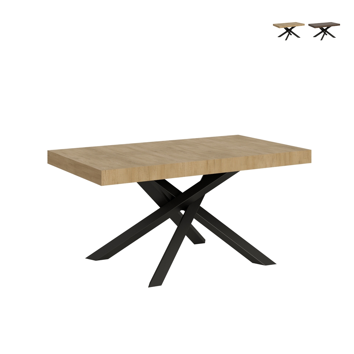 Uitschuifbare tafel urban modern design voor 18 personen 90×160-420 Volantis Aanbod