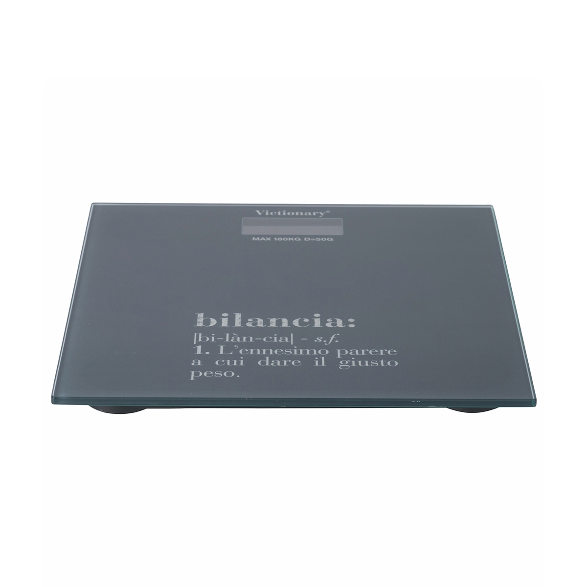 Pèse-personne numérique en verre 180kg anthracite Victionary Promotion Pèse-personne numérique en verre 180kg anthracite Victionary Promotion