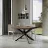 Uitschuifbare moderne eettafel voor woonkamer 90×120-380 Volantis Evolution Verkoop