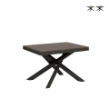 Uitschuifbare moderne eettafel voor woonkamer 90×120-380 Volantis Evolution Aanbieding