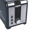 Elektrische 2-slice broodrooster met timer industriële look zwart Victionary Catalogus