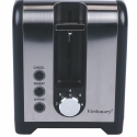Elektrische 2-slice broodrooster met timer industriële look zwart Victionary Voorraad