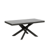 Moderne uitschuifbare tafel met gekruiste poten 90×180-440 Volantis Evolution Kortingen