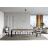 Table extensible industriel métal bois 18 personnes 90×180-440 Everyday Offre