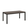 Uitschuifbare industriële minimalistische tafel hout metaal 90×180-440 Everyday Evolution Kortingen