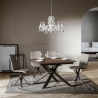 Uitschuifbare eettafel voor 8 personen 90×120-180 Ganty Verkoop