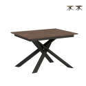 Uitschuifbare eettafel voor 8 personen 90×120-180 Ganty Aanbieding