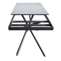 Uitschuifbare eettafel voor 8 personen 90×120-180 Ganty Model
