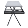 Uitschuifbare eettafel voor 8 personen 90×120-180 Ganty Model