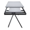 Table extensible salle à manger cuisine 8 personnes 90×120-180 Ganty Dimensions