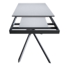 Uitschuifbare eettafel voor 8 personen 90×120-180 Ganty Karakteristieken