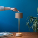 Lampe LED de table rechargeable avec commande tactile pour salon Aladina 4 Tons Vente