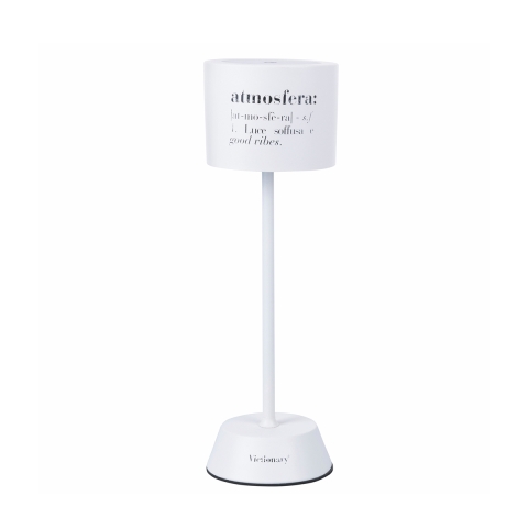 Lampe de table rechargeable LED avec capteur tactile blanche Victionary Promotion