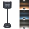 Lampe de table LED noire tactile rechargeable et réglable Victionary Offre