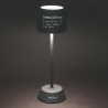 Lampe de table LED noire tactile rechargeable et réglable Victionary Catalogue