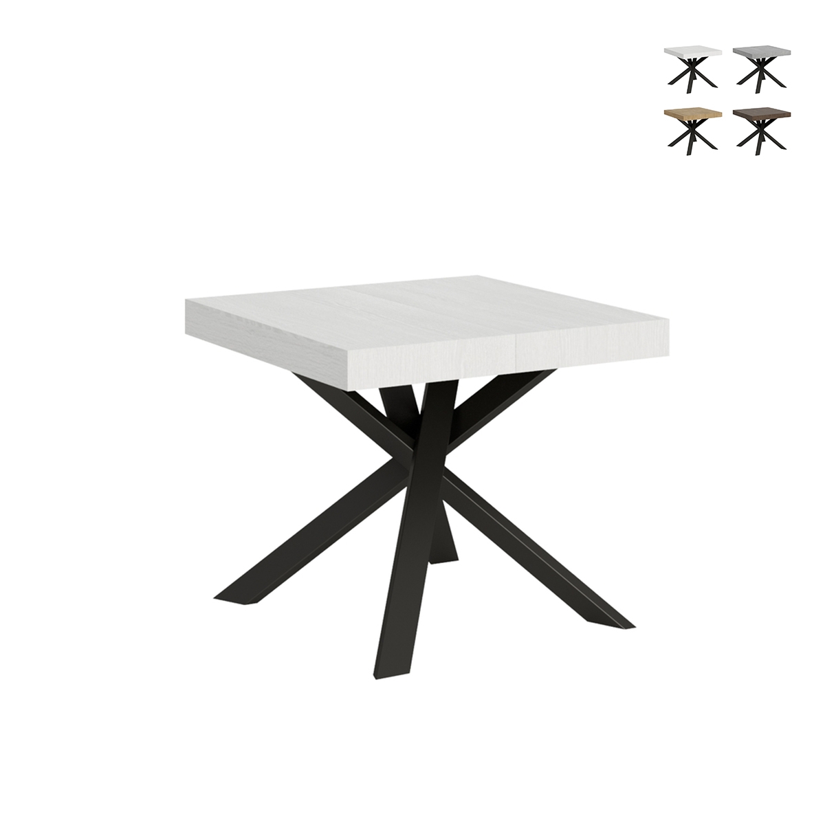 Table extensible carré moderne 90×90-194 Clerk Promotion Table extensible carré moderne 90×90-194 Clerk Promotion