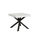Table extensible carré moderne 90×90-194 Clerk 