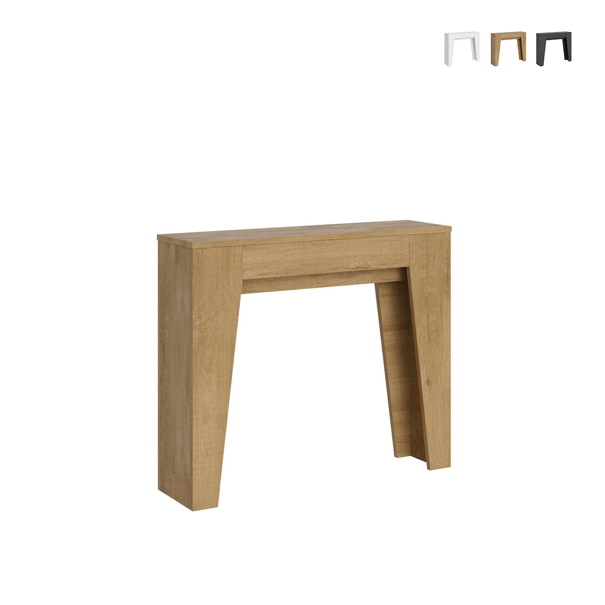 Uitschuifbare design console tafel voor keuken of hal, modern, 90×25-181 Narrow Kortingen Uitschuifbare design console tafel voor keuken of hal, modern, 90×25-181 Narrow Kortingen