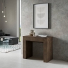 Uitschuifbare console tafel voor hal, woonkamer en eetkamer 90x49-307 Extra Korting